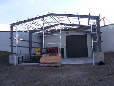 Pile Supported Pre-Engineered Metal Building Kalispell 1