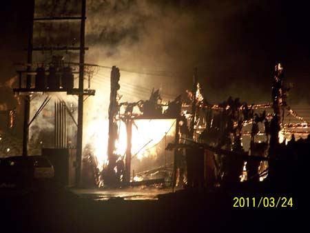 Post Fire Structural Investigation-4 hour Fire Wall-Concrete Fire Wall Adak Alaska Red Shed SOQ 2